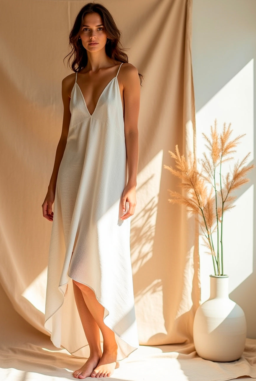 Sunlit Linen Dress