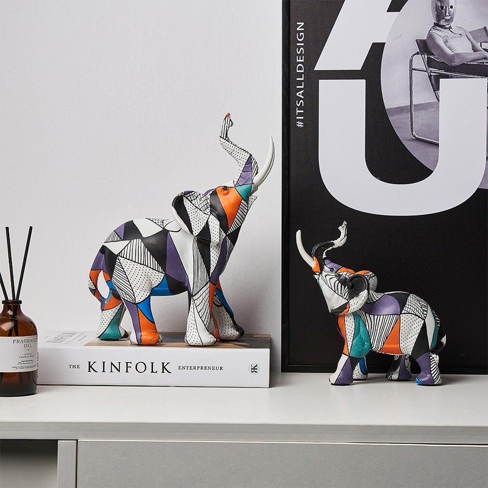 Cubist Elephants