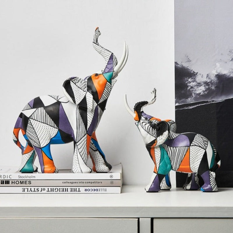 Cubist Elephants